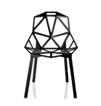 HH-L74 Magis Chair One stapelstoel set van 4