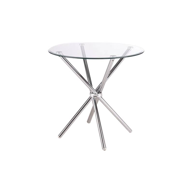 HH-A28 Minimalist Round Glass Table