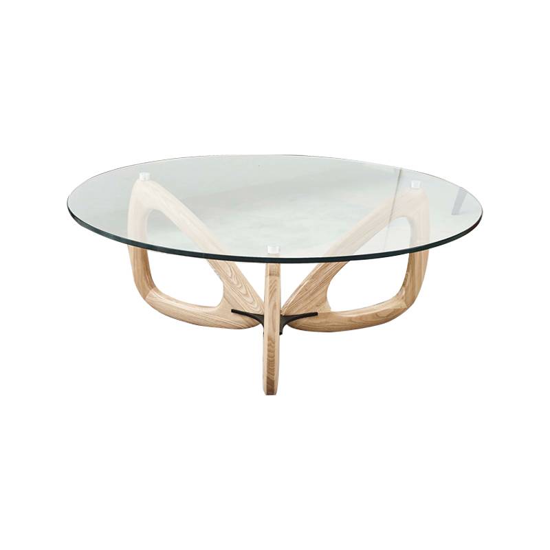 HH-A113 Maddox Mid-Century Round Coffee Table