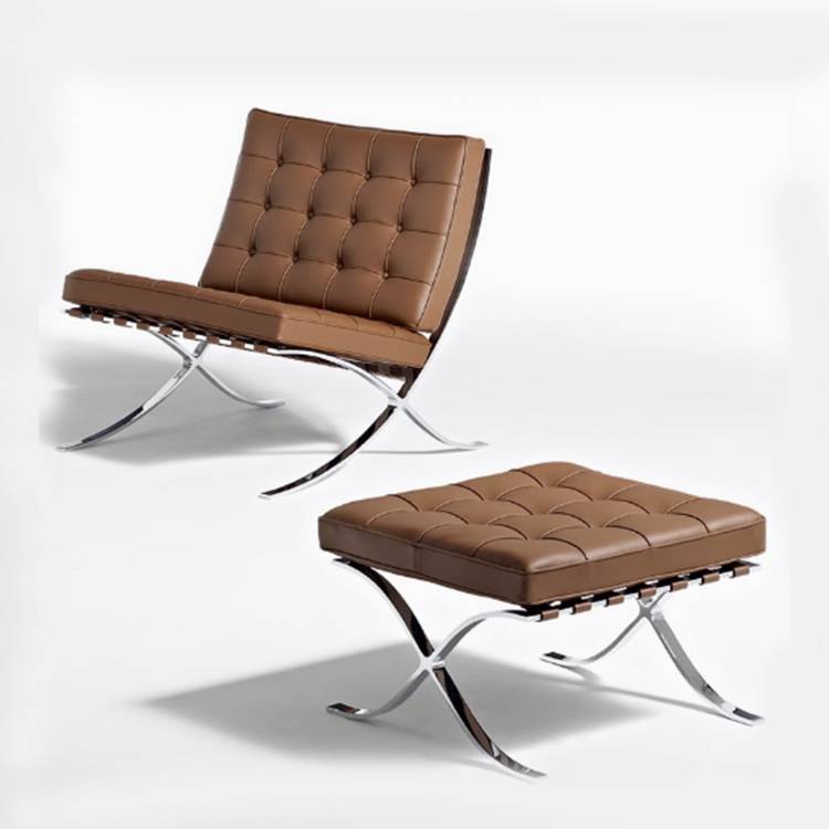 HH-S01 knoll barcelona chair chrome plated